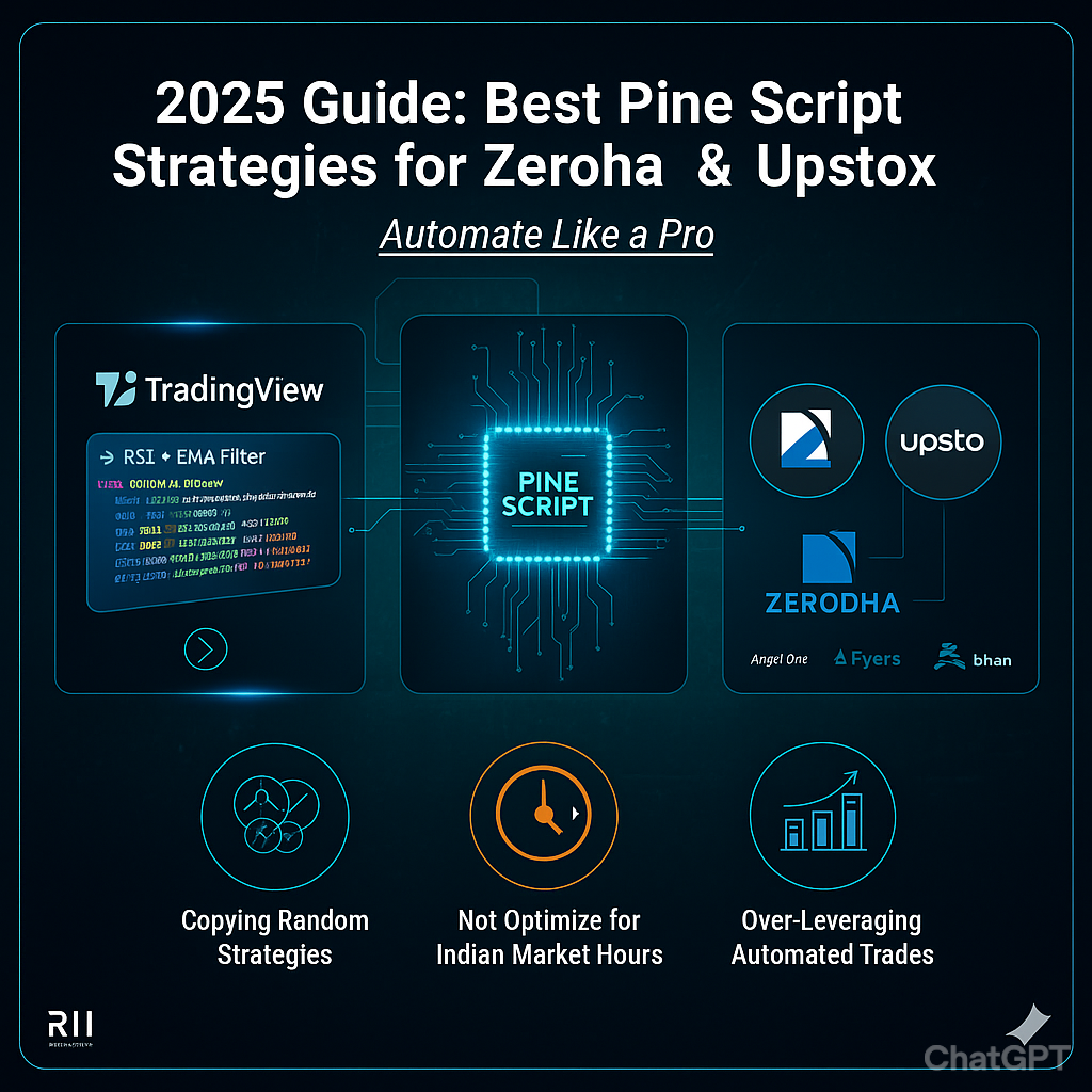 2025 Guide: Best Pine Script Strategies for Zerodha & Upstox (Automate Like a Pro)